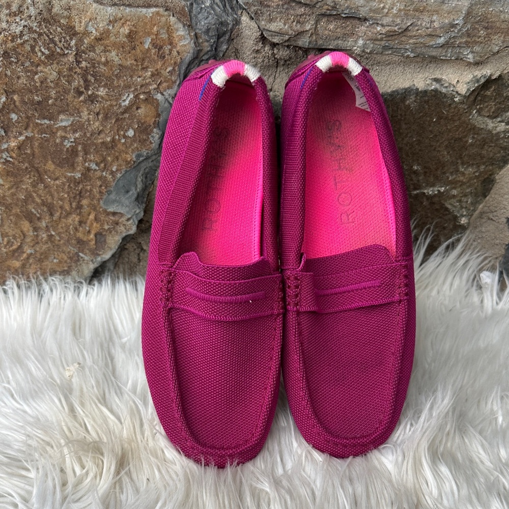 Rothy's Magenta Loafers